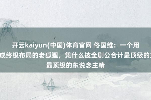 开云kaiyun(中国)体育官网 佟国维：一个用“退休”完成终极布局的老狐狸，凭什么被全剧公合计最顶级的东说念主精